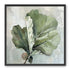 Green leaves in pale wash
