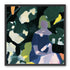 Figure in garden shadows
