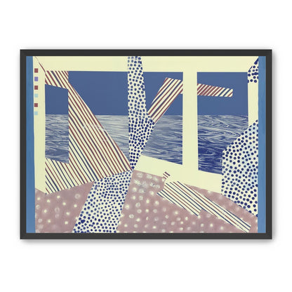 Stripes cut through dots