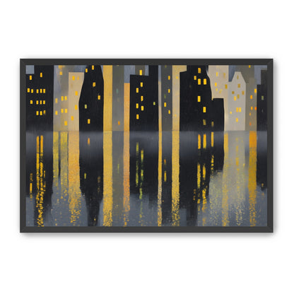 Windows above their reflections