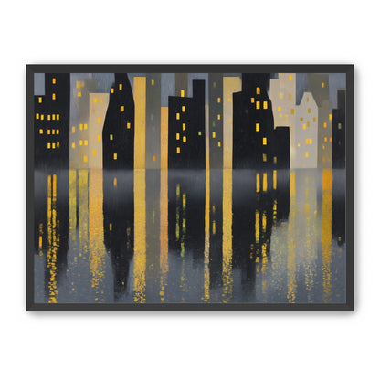 Windows above their reflections