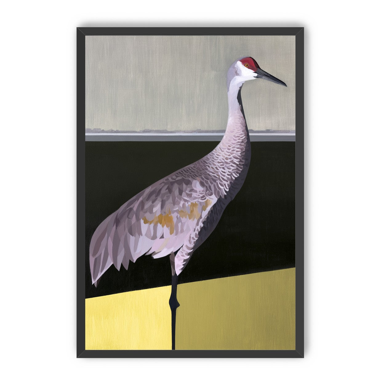 Crane at the hard horizon