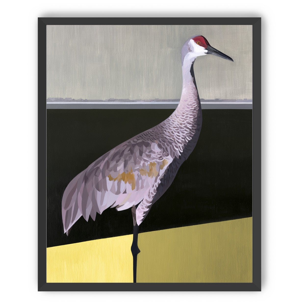 Crane at the hard horizon