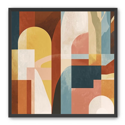 Ochre and Teal Held Apart