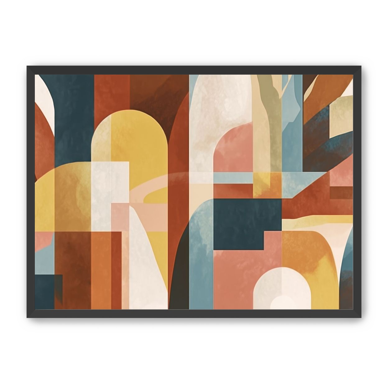 Ochre and Teal Held Apart
