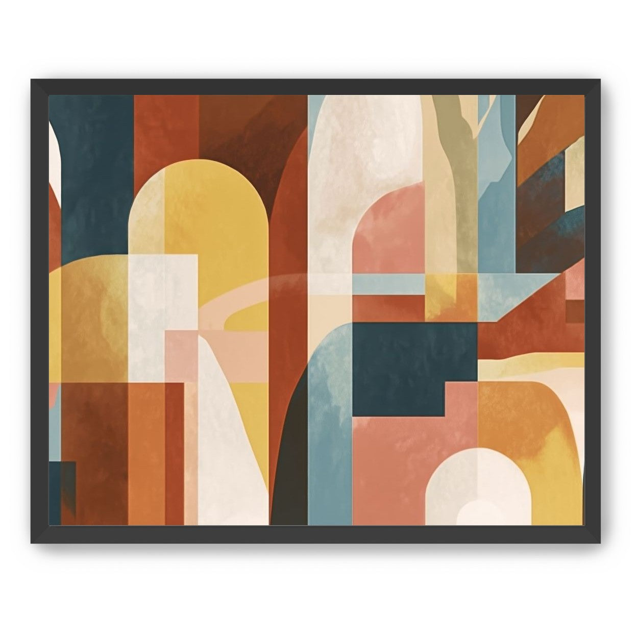 Ochre and Teal Held Apart