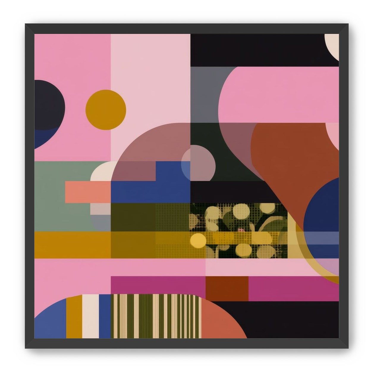 Shapes Jostling for Space 