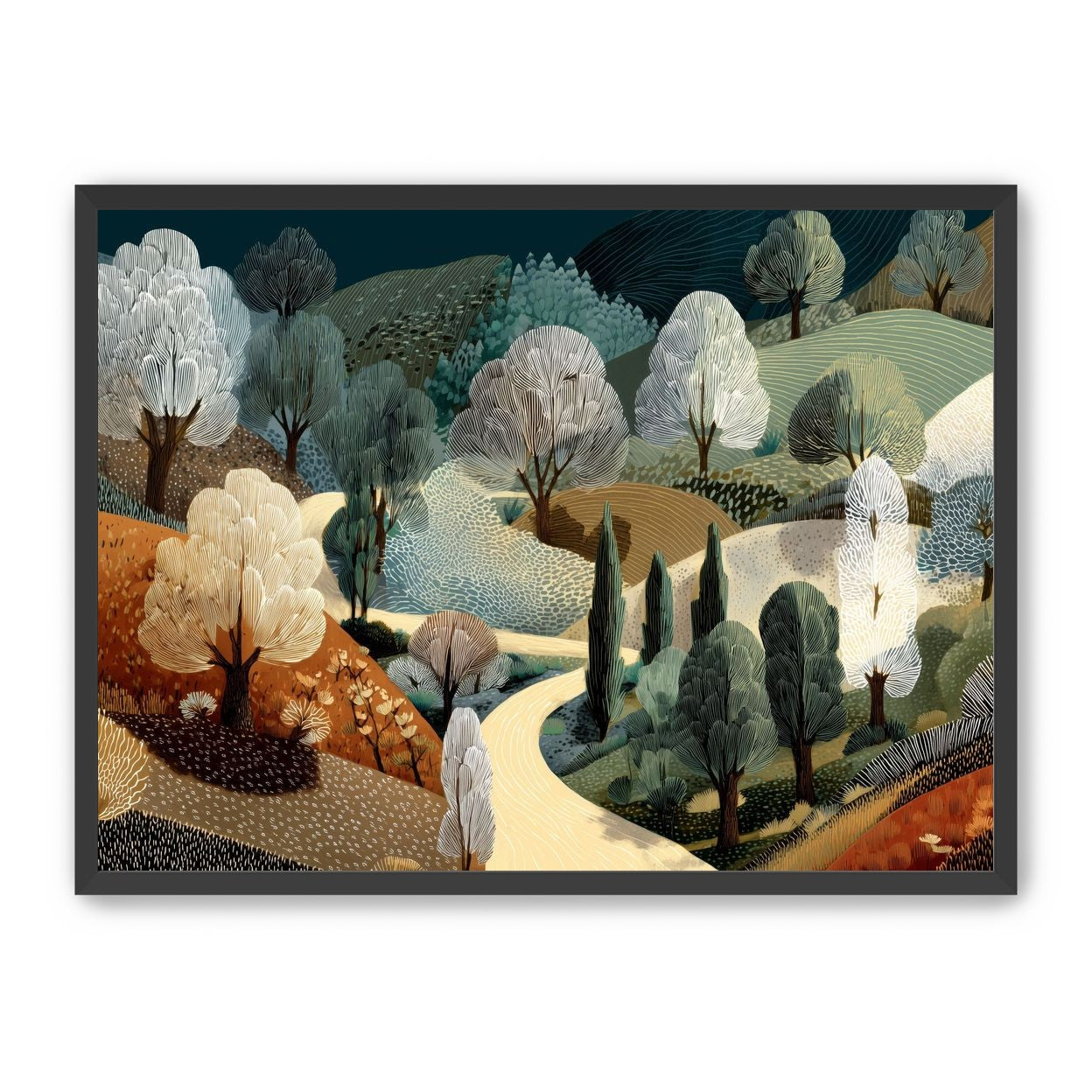 Path Beneath the Hills