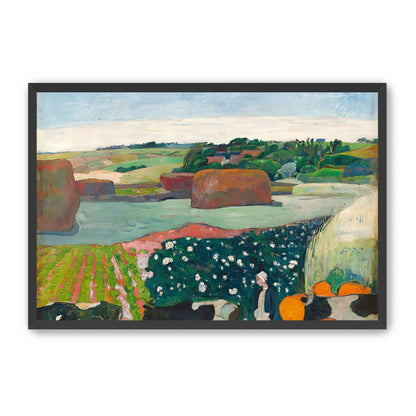 Haystacks in Brittany by Gauguin