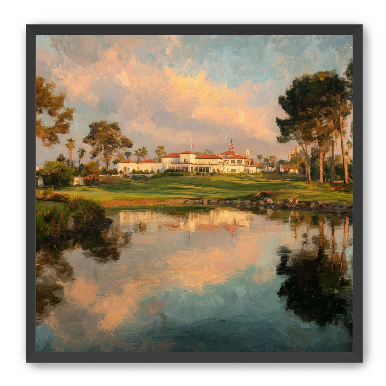 Afternoon Light on the Clubhouse