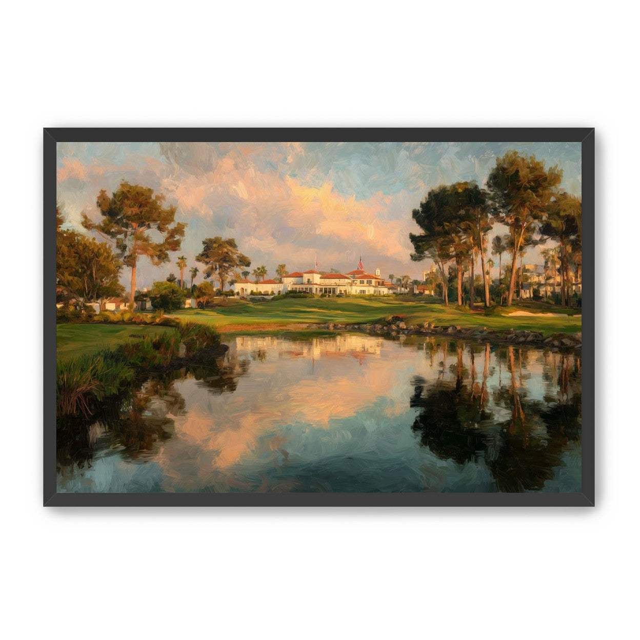 Afternoon Light on the Clubhouse