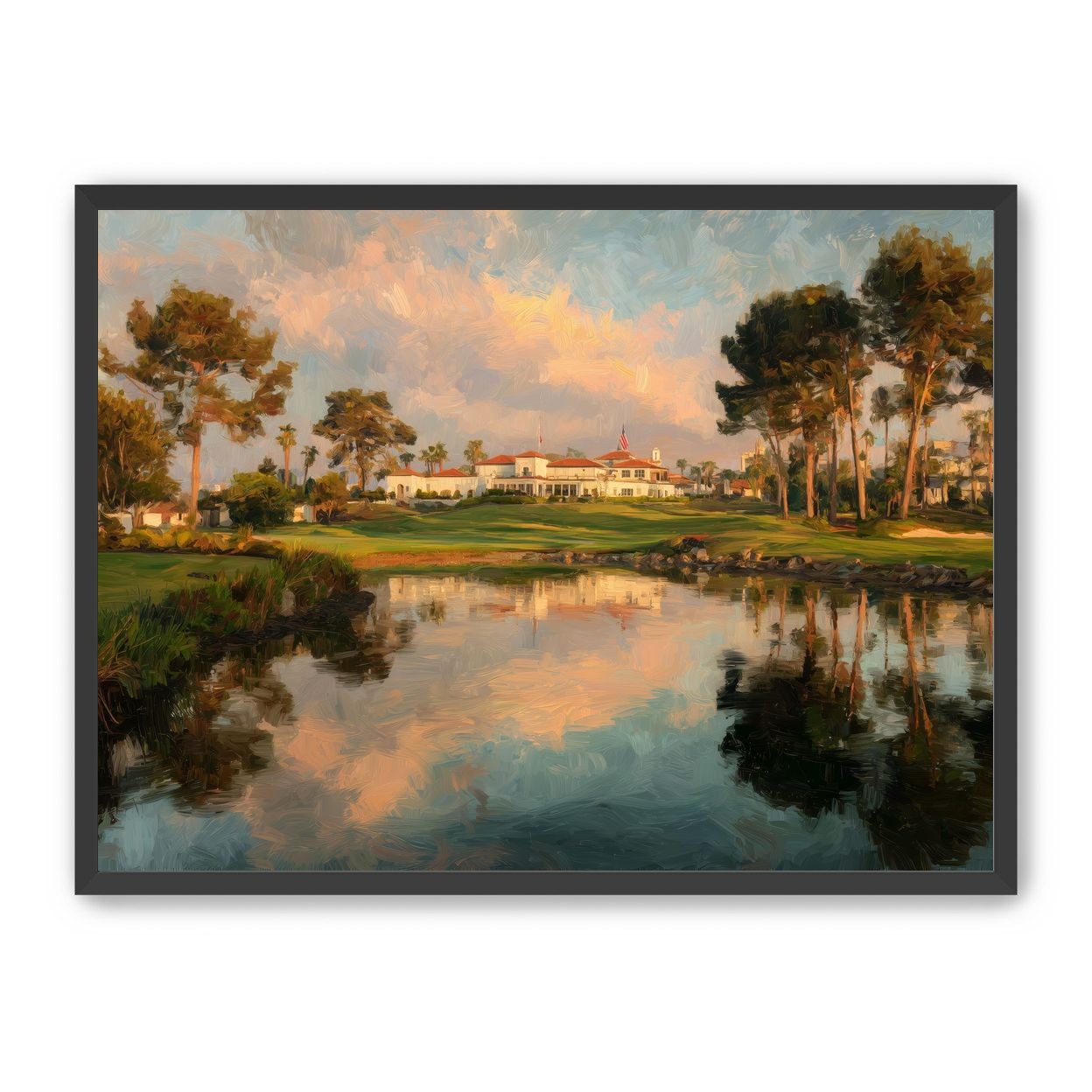 Afternoon Light on the Clubhouse