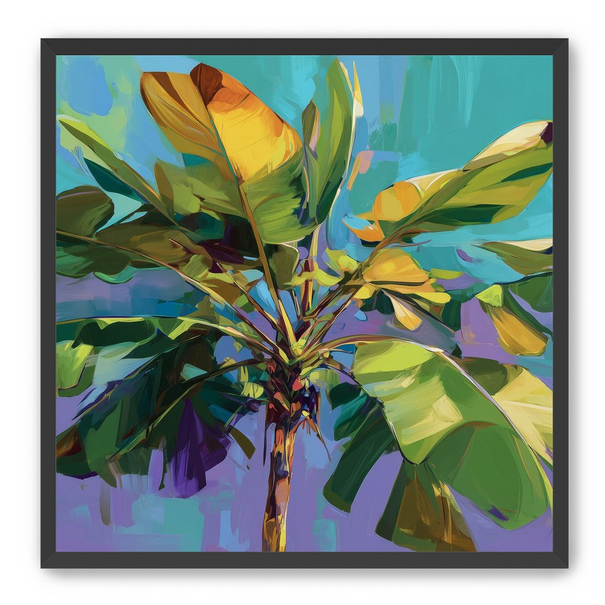 Painted Palm Tree
