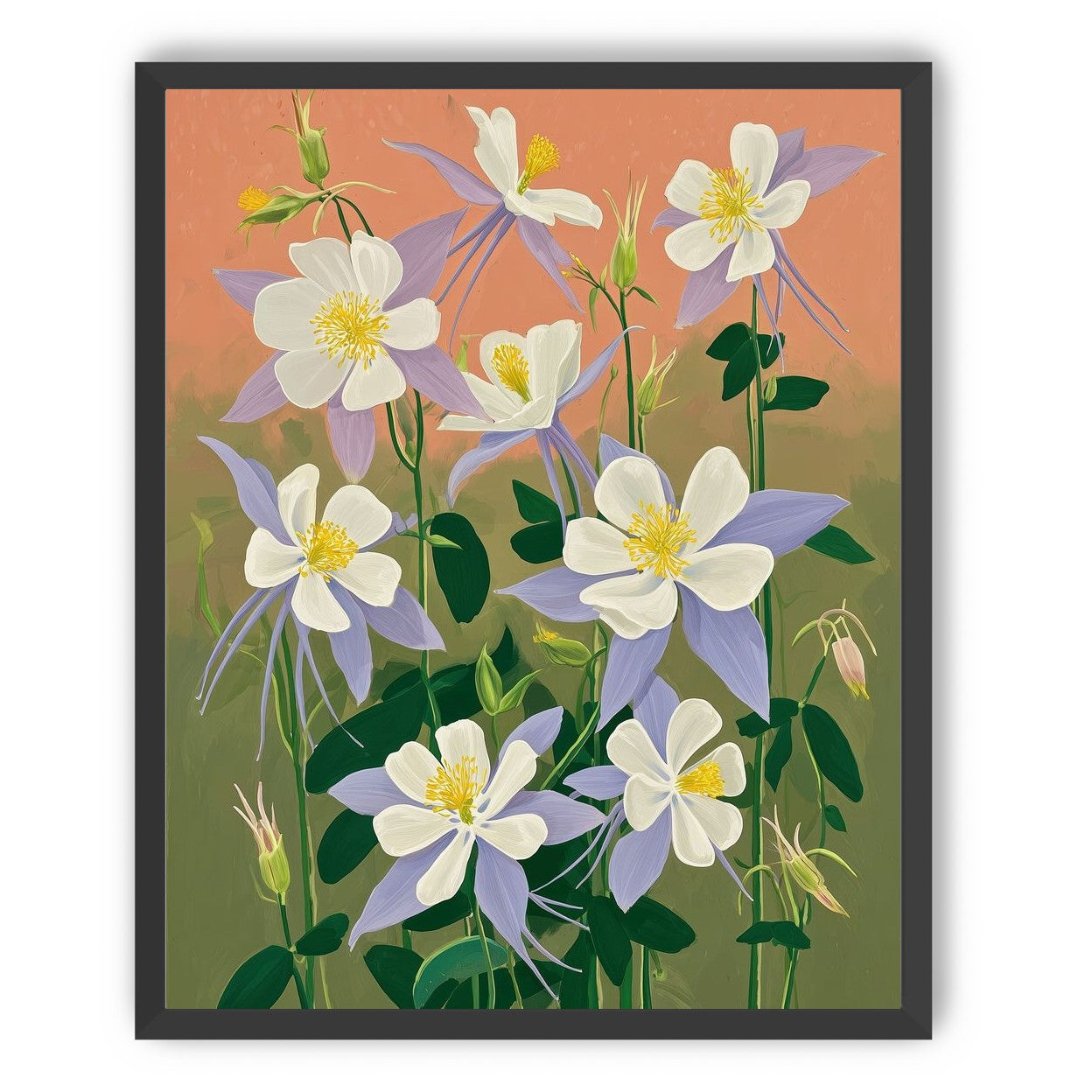 Evening Color in the Flowers