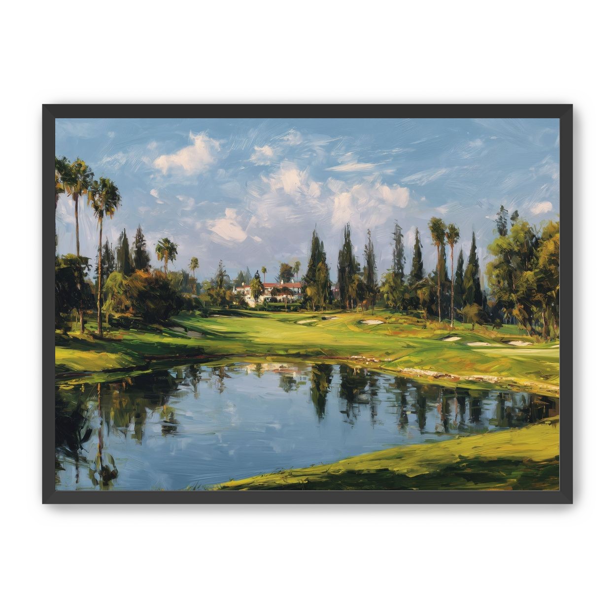 Still Water in Front of the Green