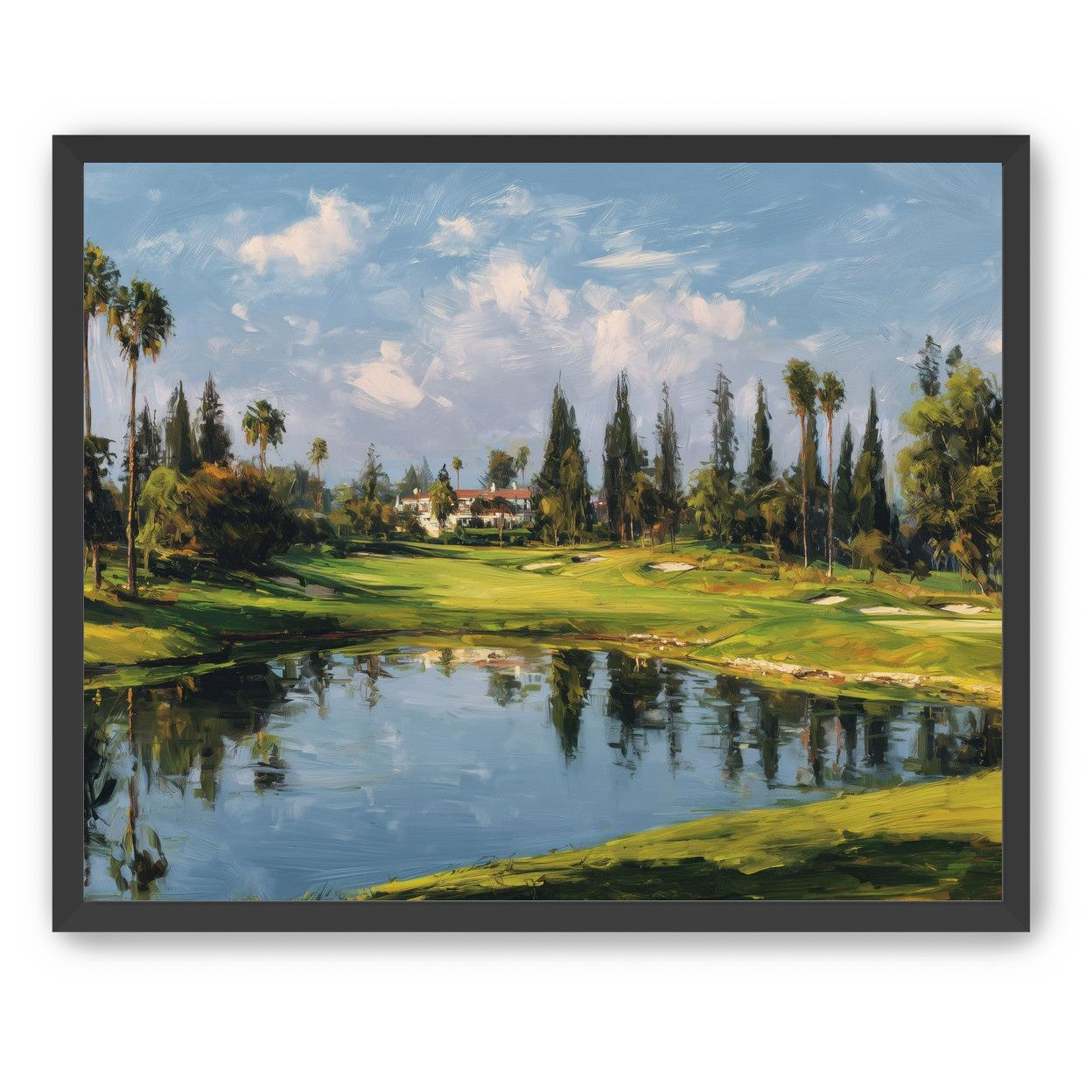Still Water in Front of the Green