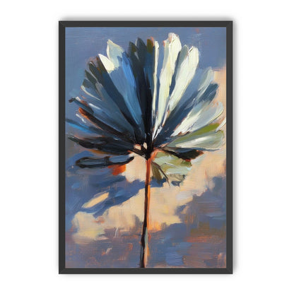 Veined Leaf in Thick Paint
