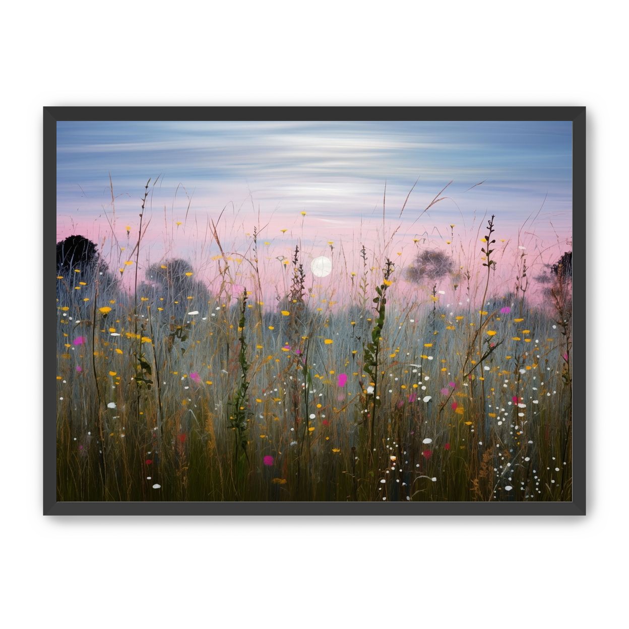 Wildflower Meadow at Moonrise