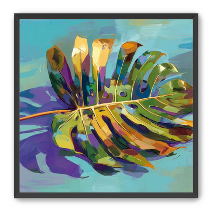 A Leaf Held in Color