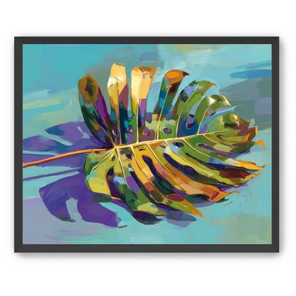 A Leaf Held in Color