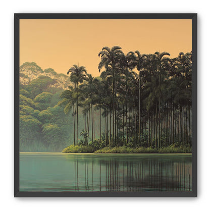 Tall Palms at Water
