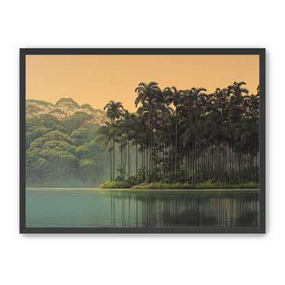 Tall Palms at Water