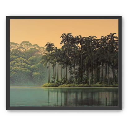 Tall Palms at Water