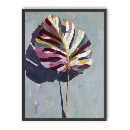 Leaf with Multicolored Veins