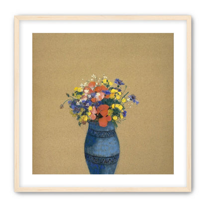 A quiet vase of wildflowers
