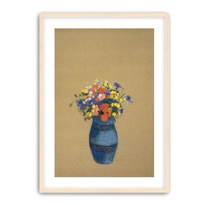 A quiet vase of wildflowers