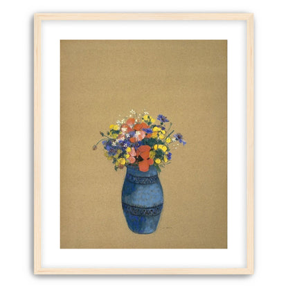 A quiet vase of wildflowers