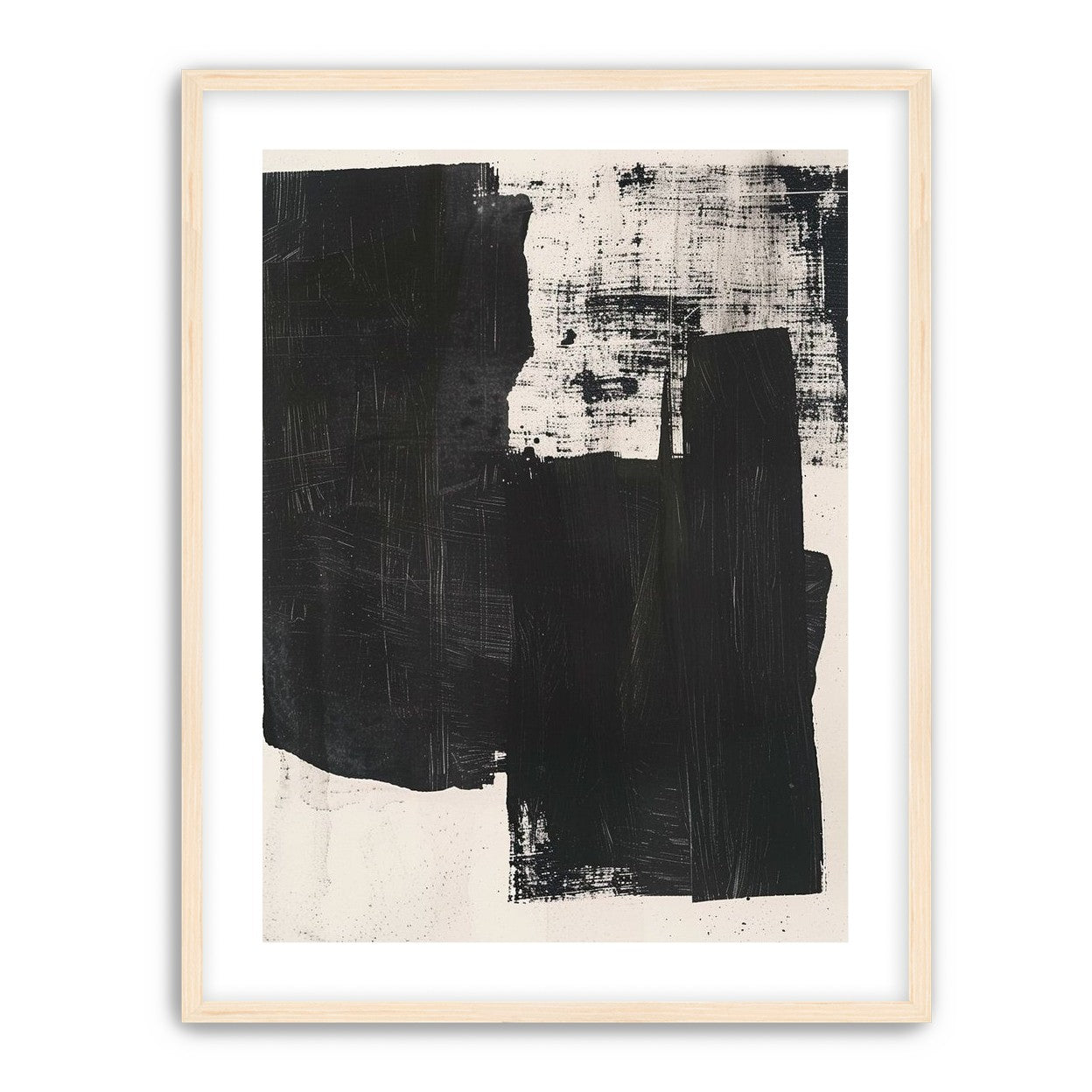 Black mass against the grain