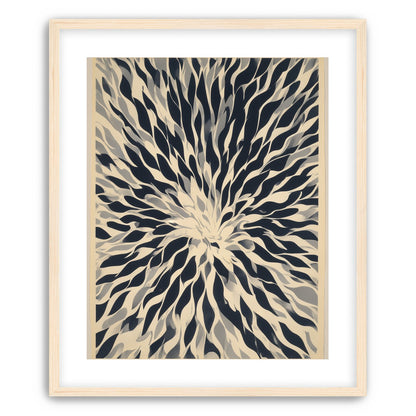 Dark forms around a white center