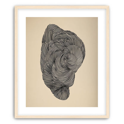 Vortex in a striped head