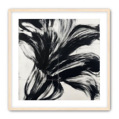 Black surge on white grid