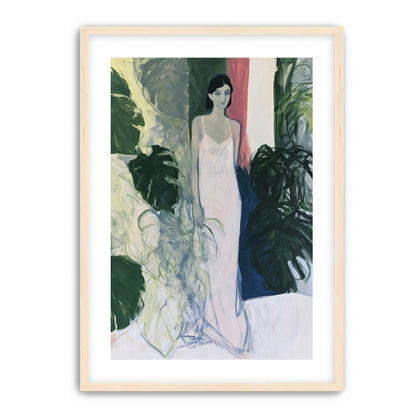 A woman among the leaves