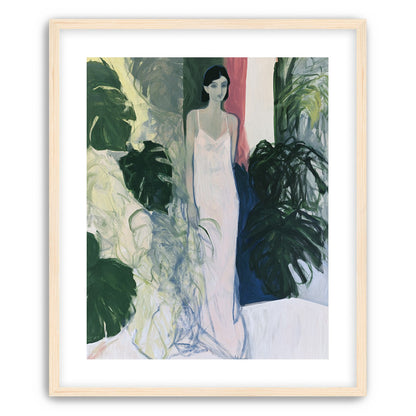 A woman among the leaves