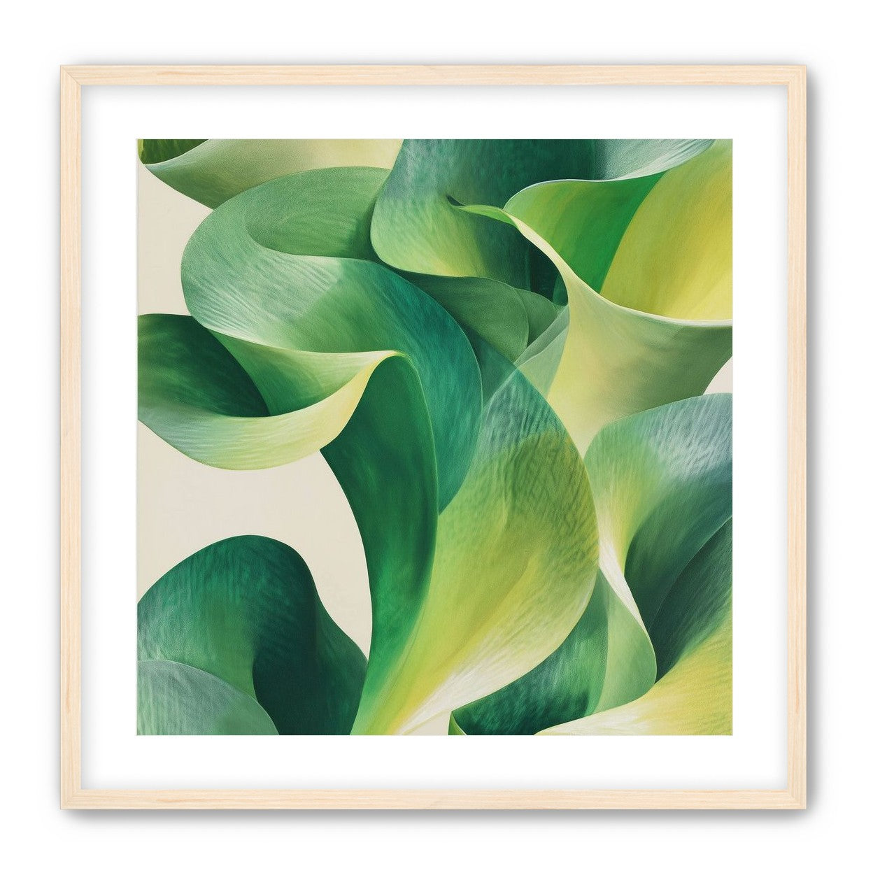 Green light in the lilies