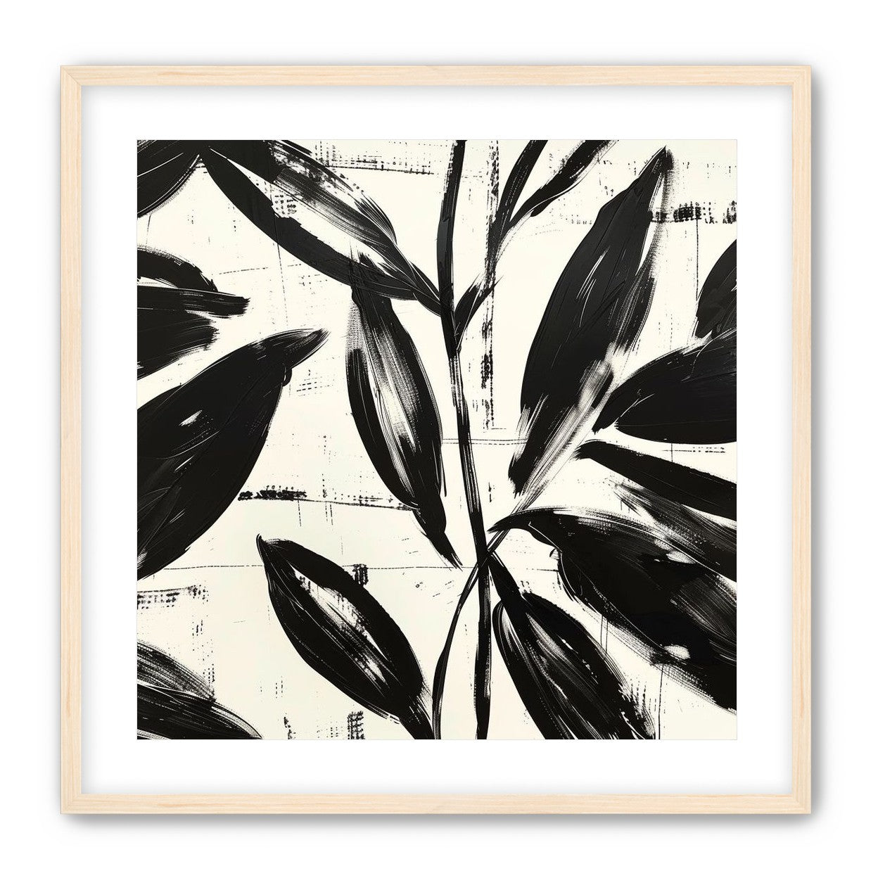 Leaves in black sweep