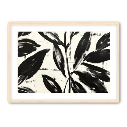 Leaves in black sweep