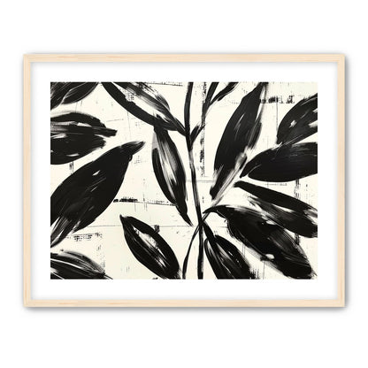 Leaves in black sweep