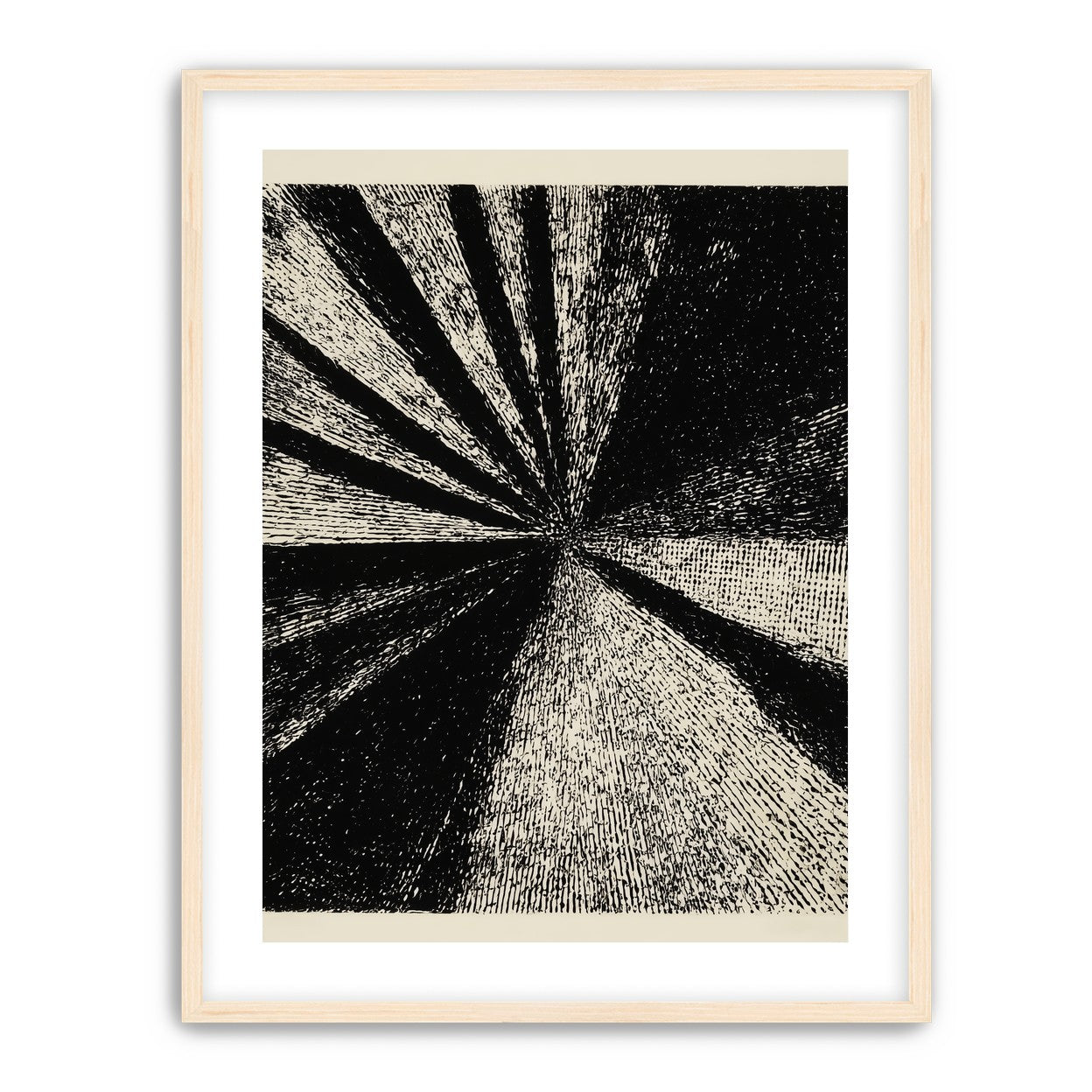 Black rays into grain