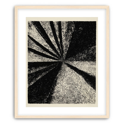 Black rays into grain