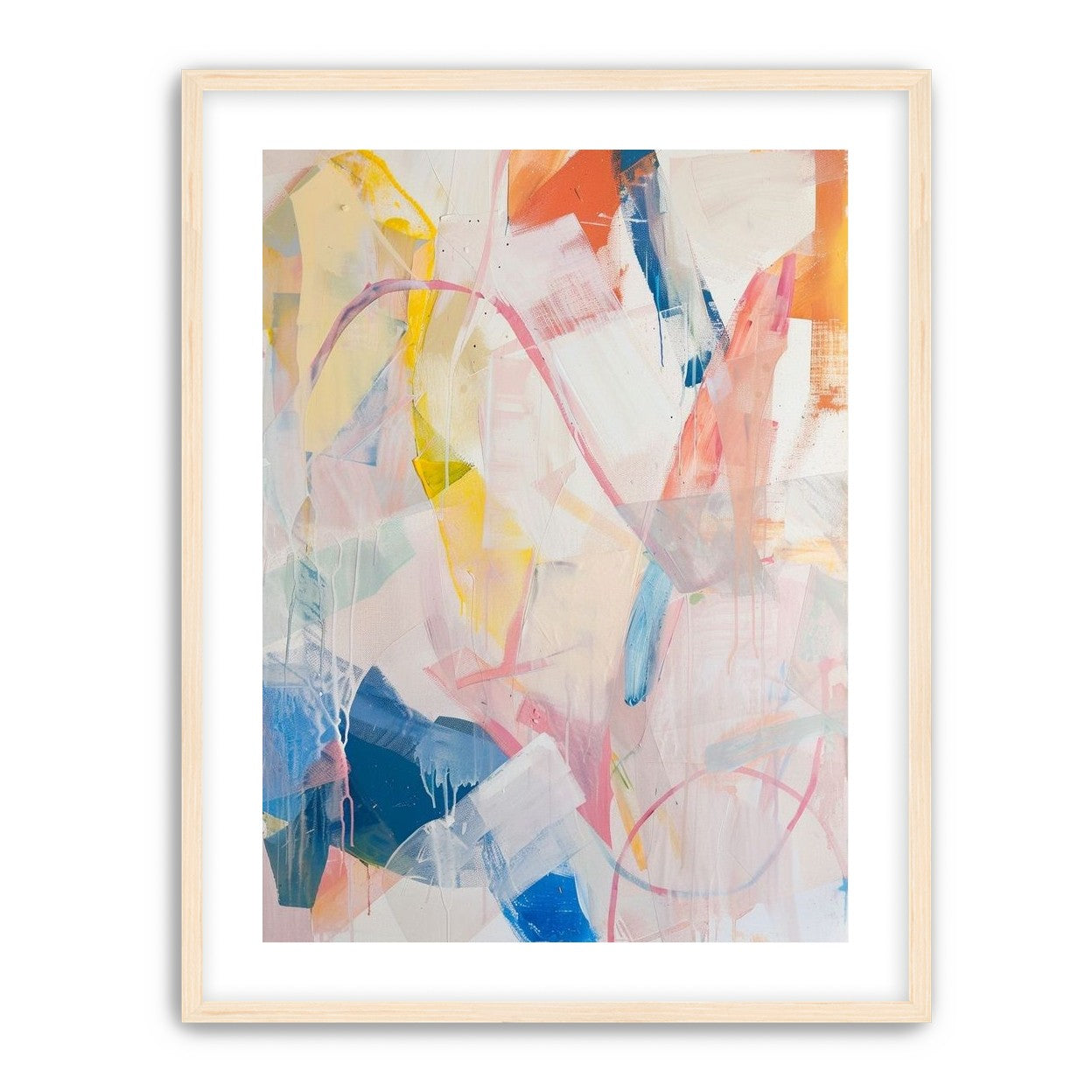 Coral light crossing blue