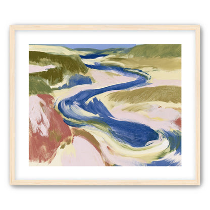 Blue bend through sandbars