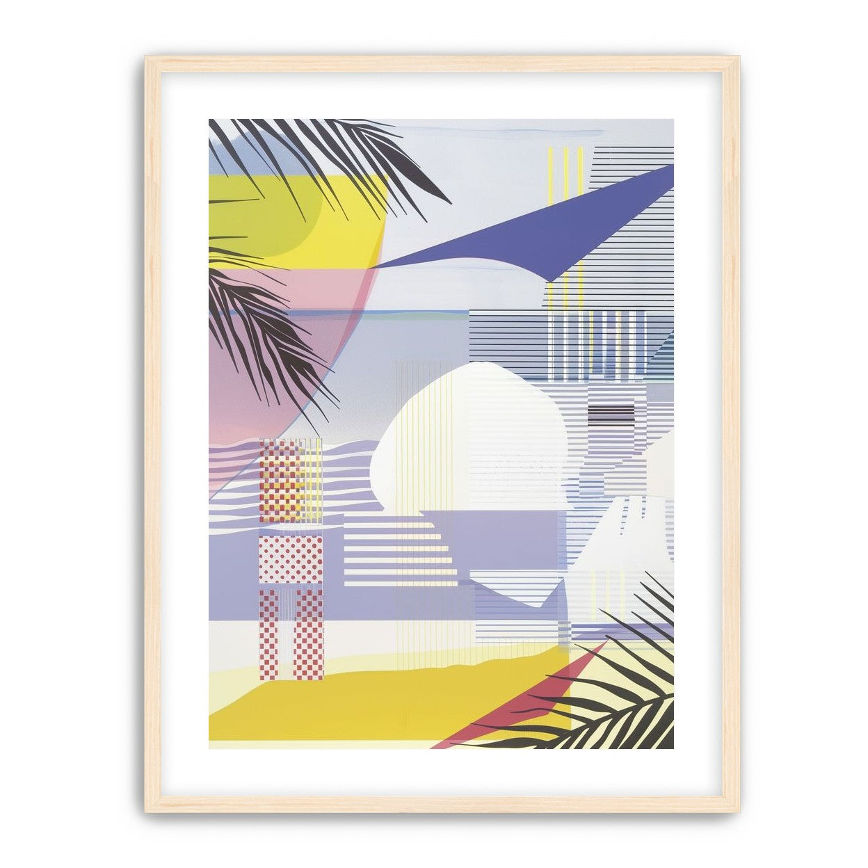 Layered stripes and color fields