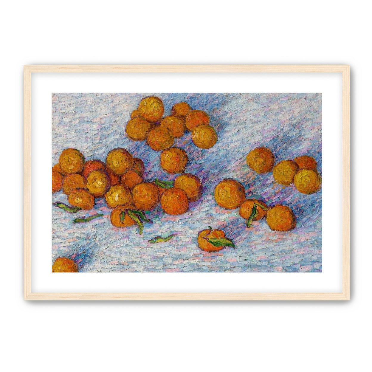 Oranges across the table