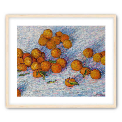 Oranges across the table