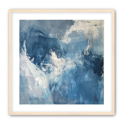 Blue slipping into white