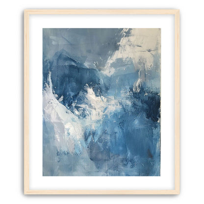 Blue slipping into white